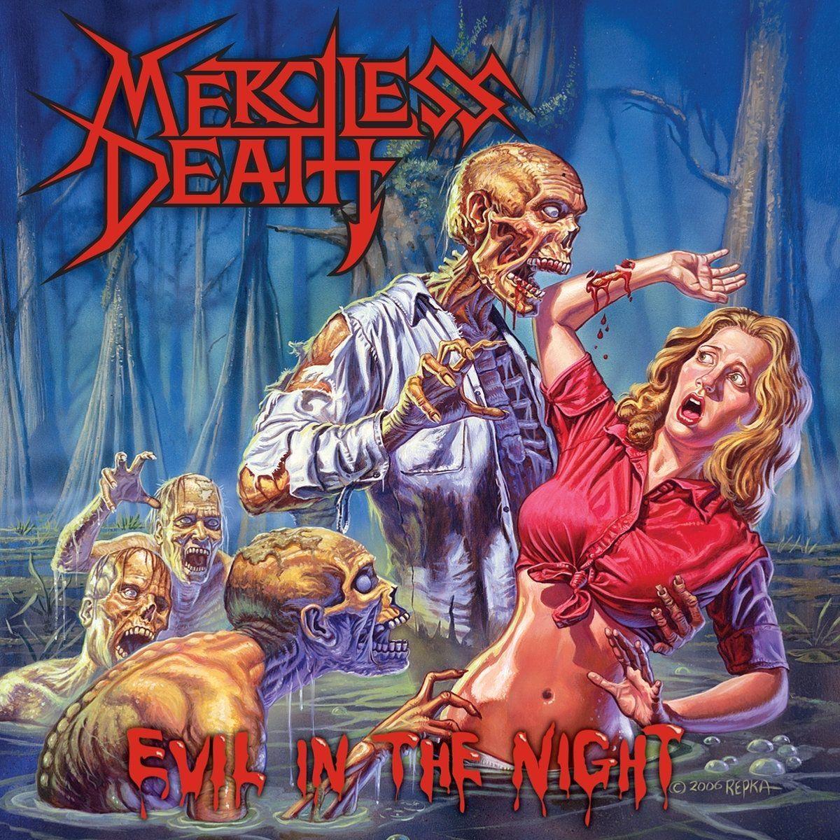 Album cover of "Evil In The Night" by Merciless Death