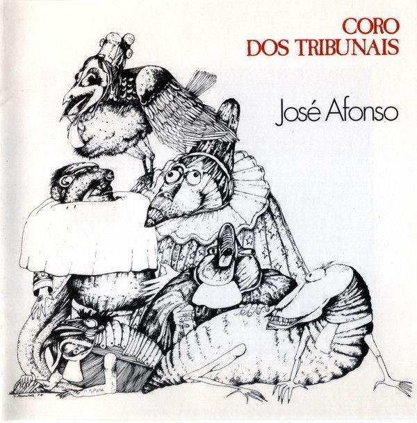 Portada de Álbum "Coro dos Tribunais", de José Afonso