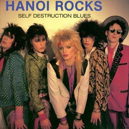 Portada de Álbum "Self Destruction Blues", de Hanoi Rocks