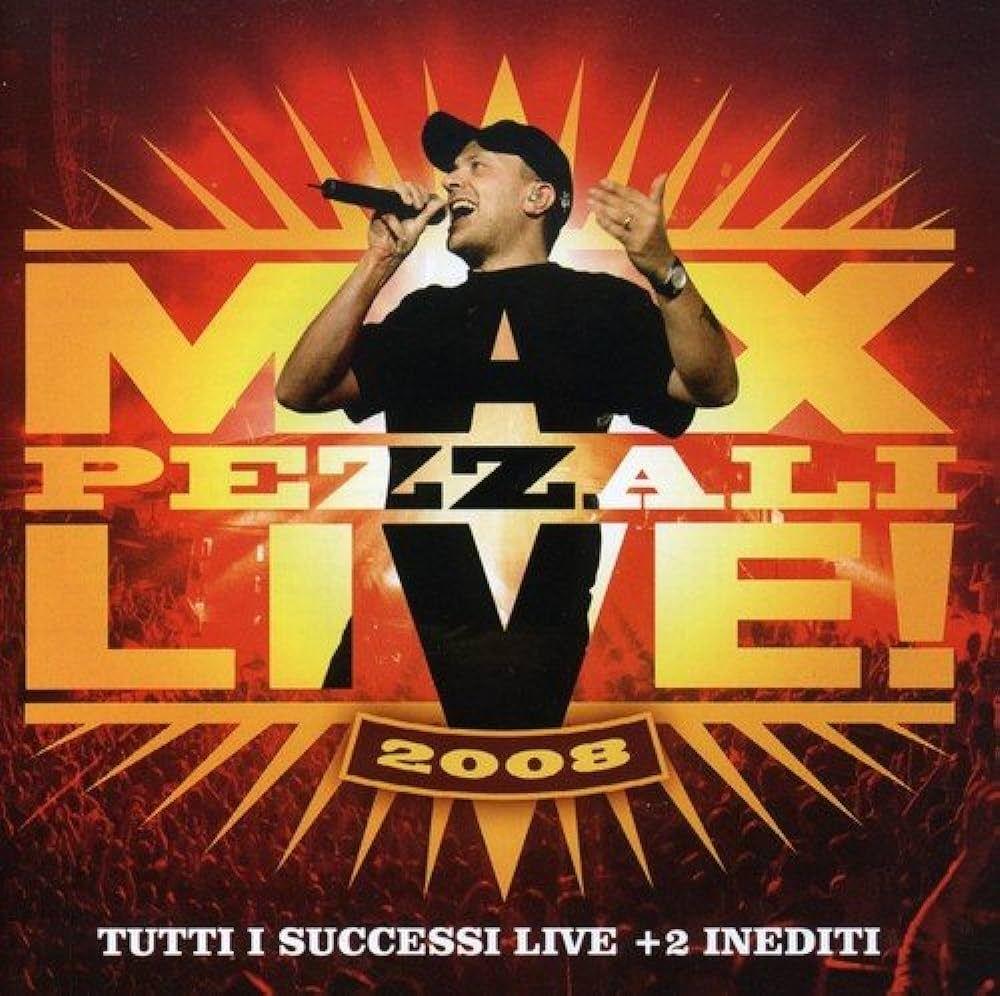 Portada de Álbum "Max Live!", de Max Pezzali