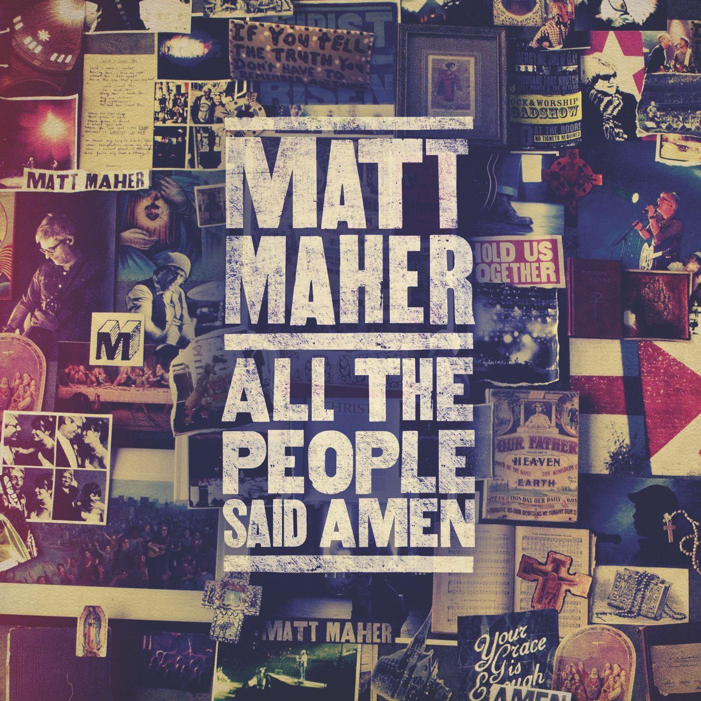 Portada de Álbum "All The People Said Amen", de Matt Maher