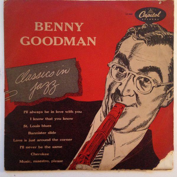Capa do álbum "Classics In Jazz ", de Benny Goodman