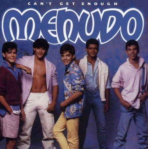 Portada del álbum "Can't Get Enough", de Menudo