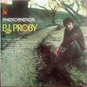 Portada del álbum "Phenomenon", de P.J. Proby