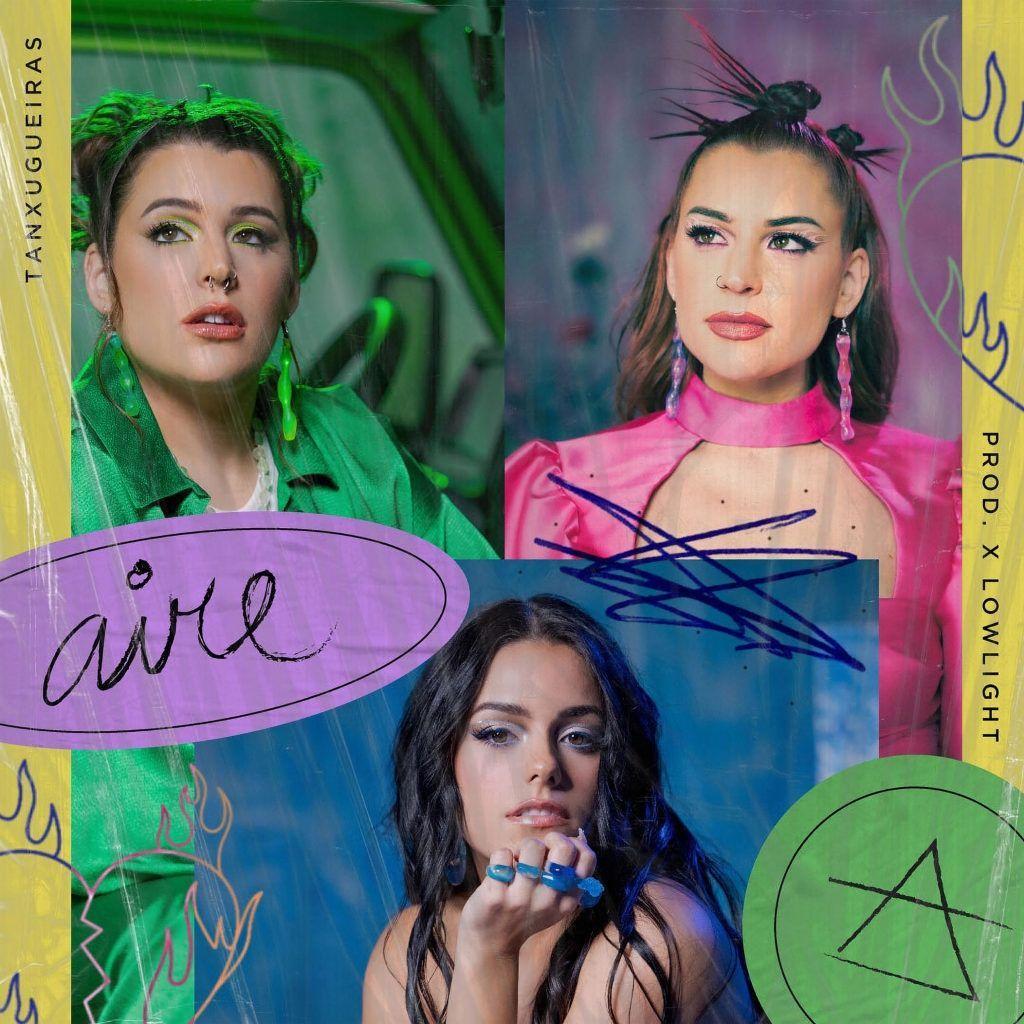 Portada de Sencillo/EP "Aire", de Tanxugueiras
