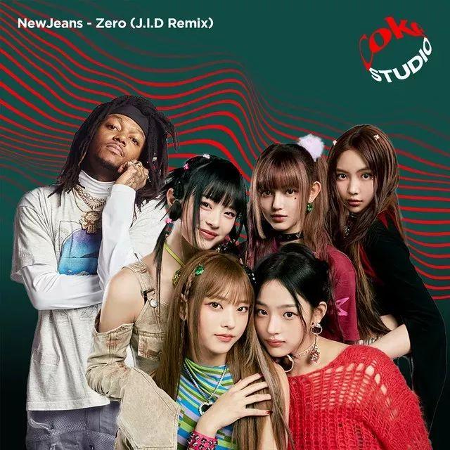 Capa do Single/EP "Zero (J.I.D Remix)", de NewJeans