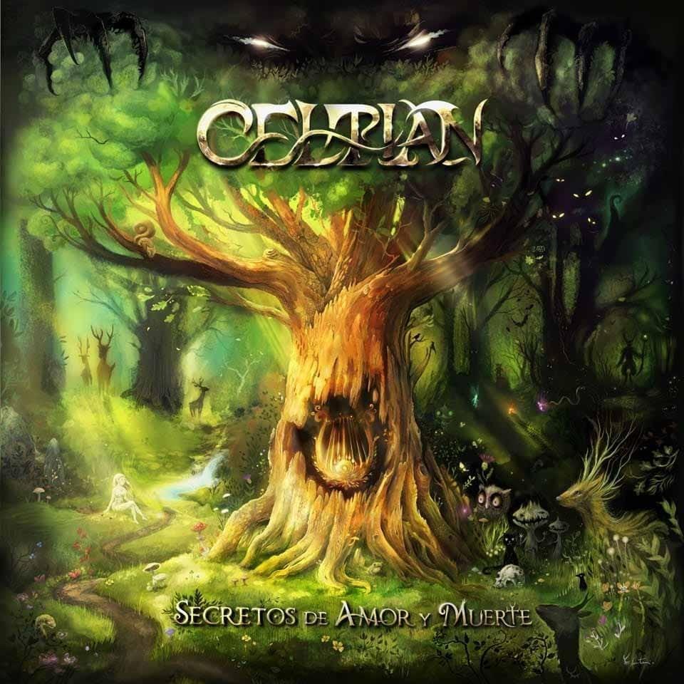 Capa do Álbum "Secretos de Amor y Muerte", de Celtian