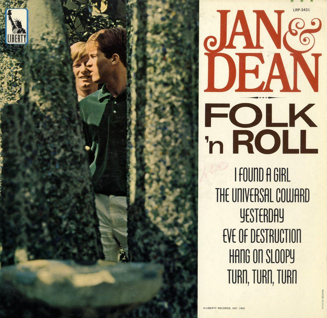 Portada de Álbum "Folk 'n Roll", de Jan And Dean
