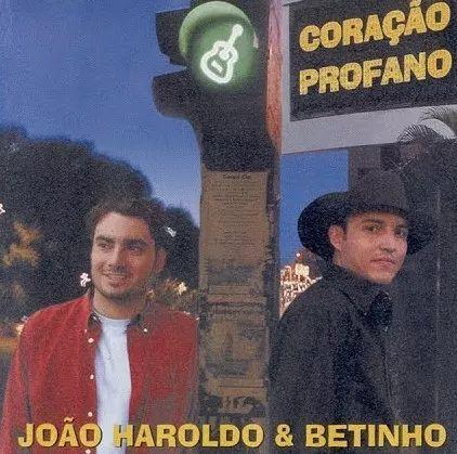 Portada de Álbum "Coração Profano", de João Haroldo & Betinho