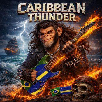 Portada del álbum "Caribbean Thunder", de Maykulino