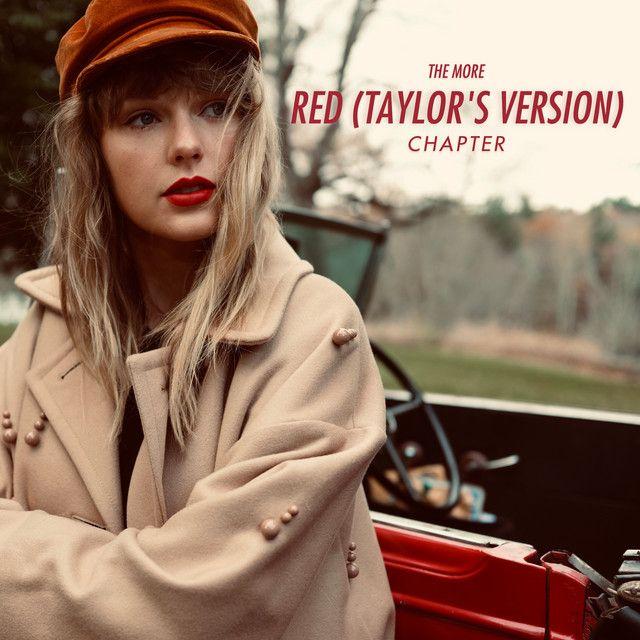Portada del álbum "The More Red (Taylor's Version) Chapter", de Taylor Swift