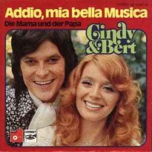 Album cover of "Addio, Mia Bella Musica" by Cindy & Bert