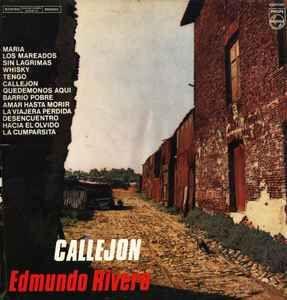 Portada de Álbum "Callejon", de Edmundo Rivero