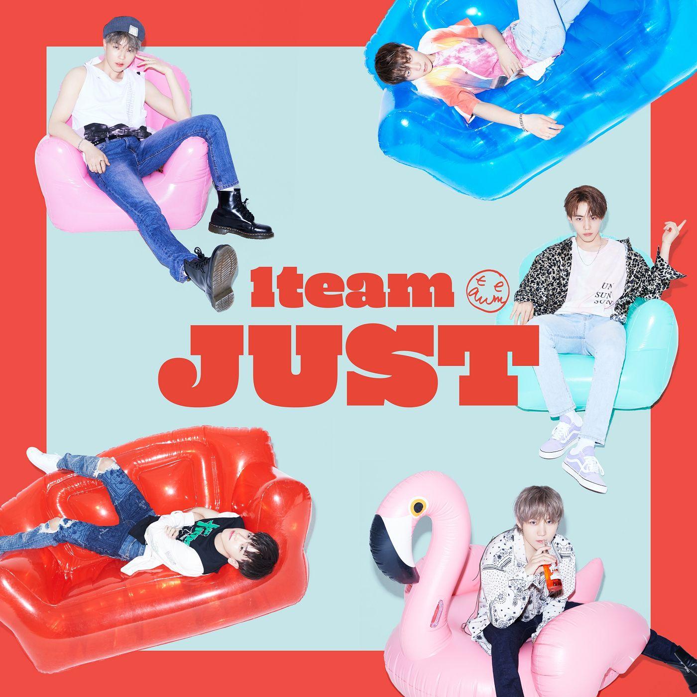 Capa do Single/EP "JUST", de 1TEAM