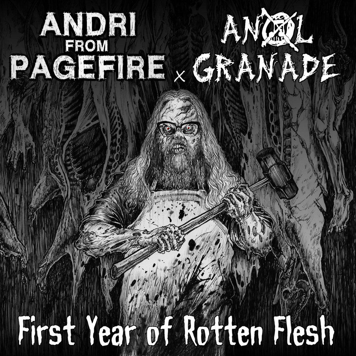 Portada de Álbum "First Year of Rotten Flesh", de Andri From Pagefire