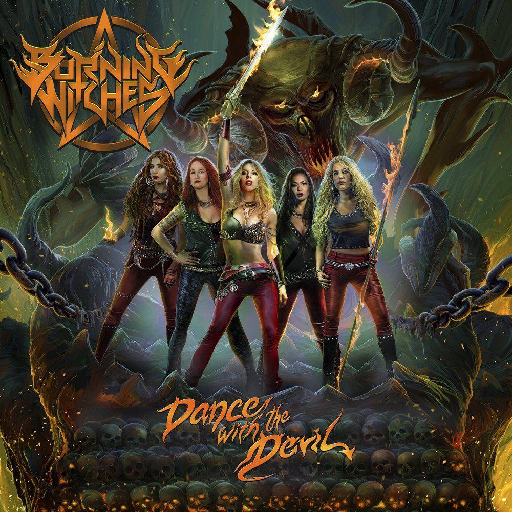 Portada de Álbum "Dance With The Devil", de Burning Witches