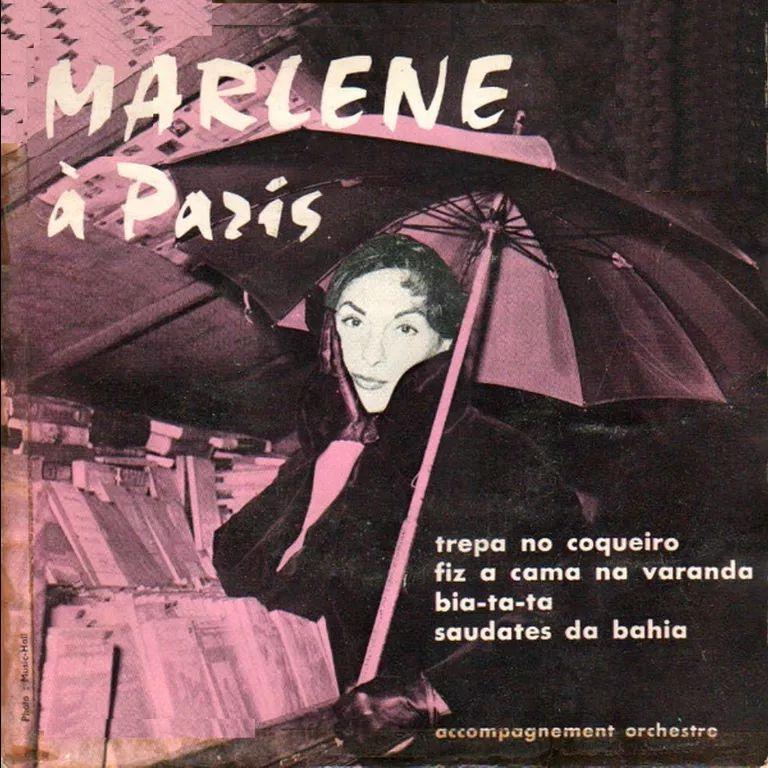 Capa do álbum "Marlene À Paris", de Marlene