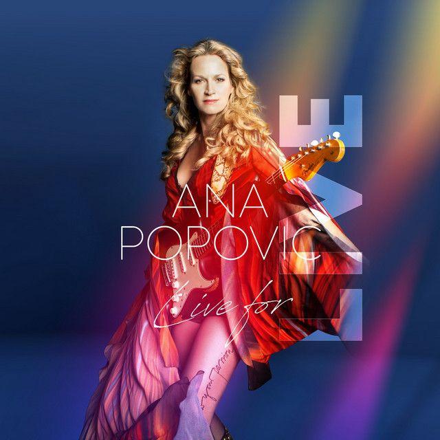 Portada de Álbum " Live For LIVE", de Ana Popovic