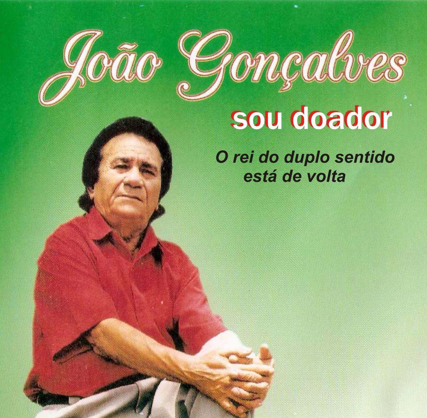 Capa do álbum "Sou Doador", de João Gonçalves