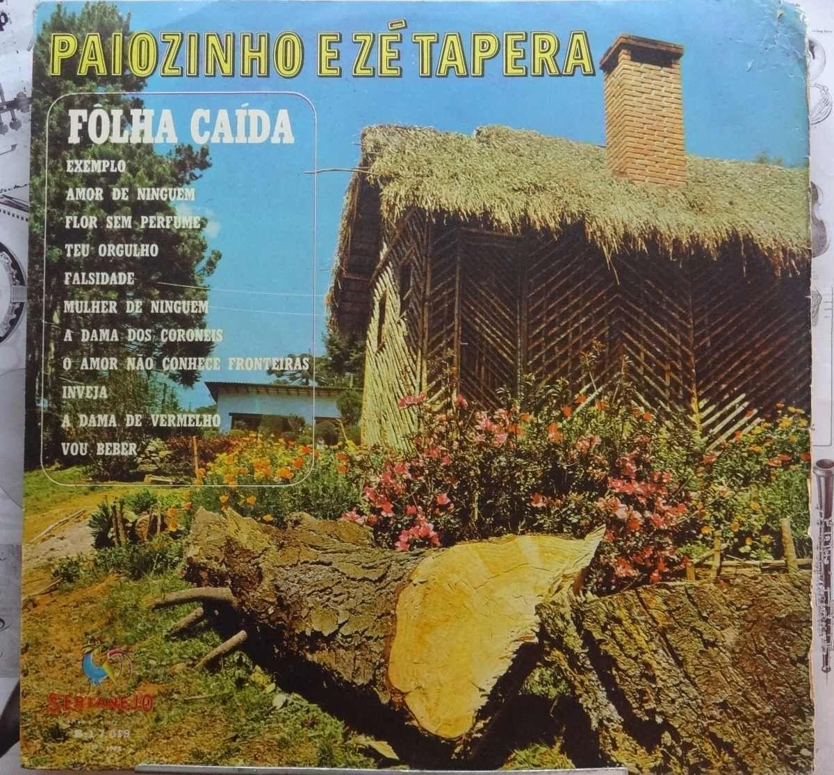 Portada de Álbum "Folha Caída", de Paiozinho e Zé Tapera