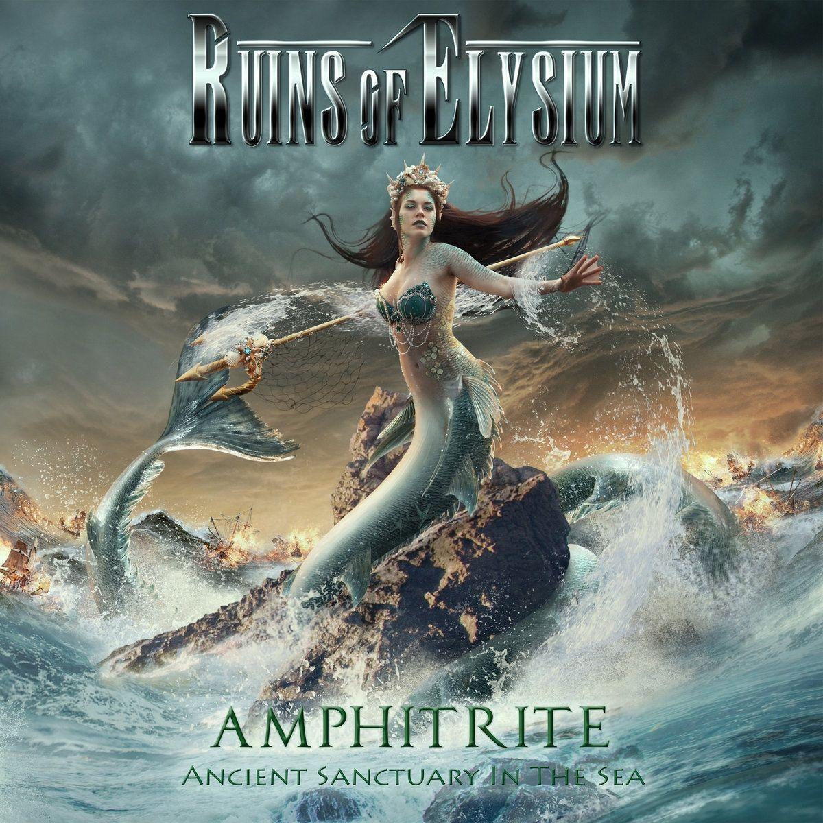 Portada de Álbum "Amphitrite: Ancient Sanctuary In The Sea", de Ruins Of Elysium