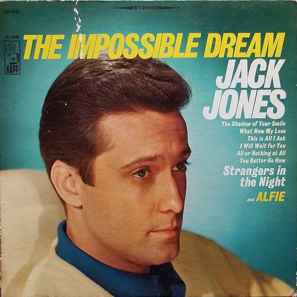 Portada del álbum "The Impossible Dream", de Jack Jones