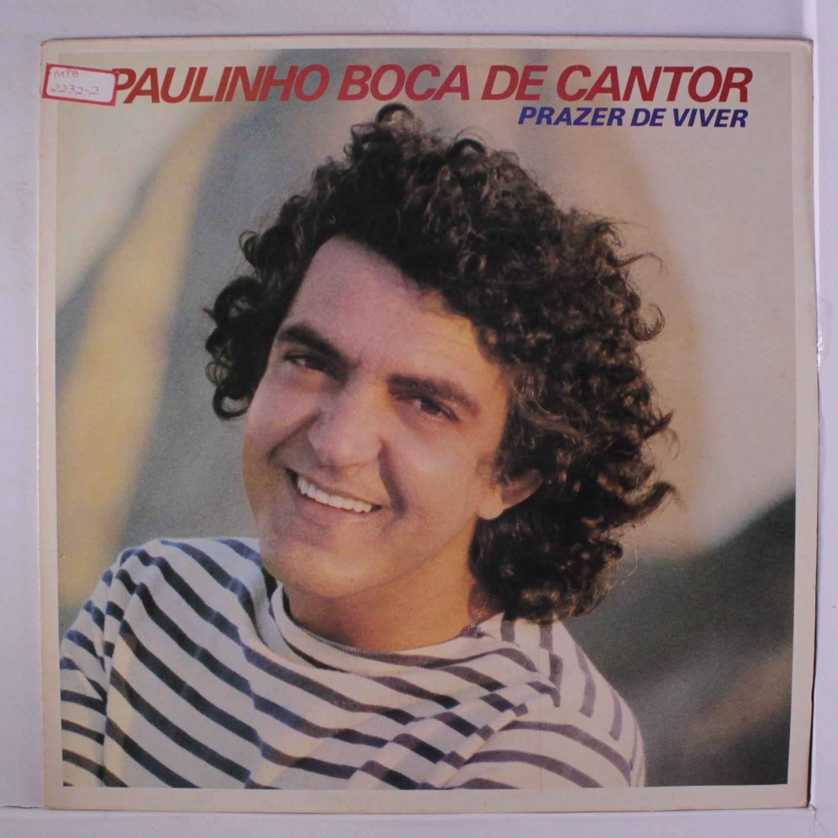 Portada de Álbum "Prazer de Viver", de Paulinho Boca de Cantor