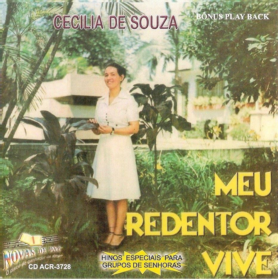 Portada de Álbum "Meu Redentor Vive", de Cecília de Souza