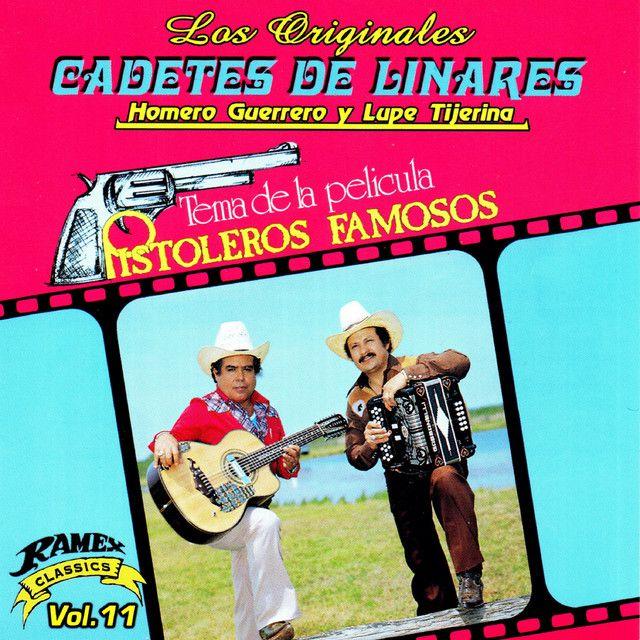 Portada de Álbum "Pistoleros Famosos", de Los Cadetes de Linares