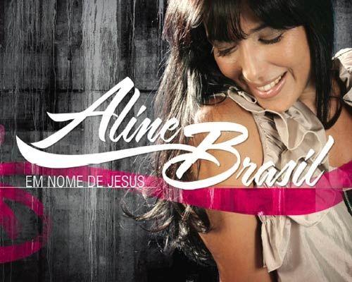 Portada de Álbum "Em nome de Jesus", de Aline Brasil