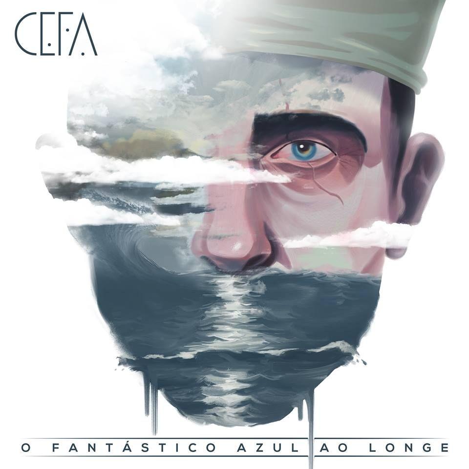 Portada de Álbum "O Fantástico Azul Ao Longe", de Cefa