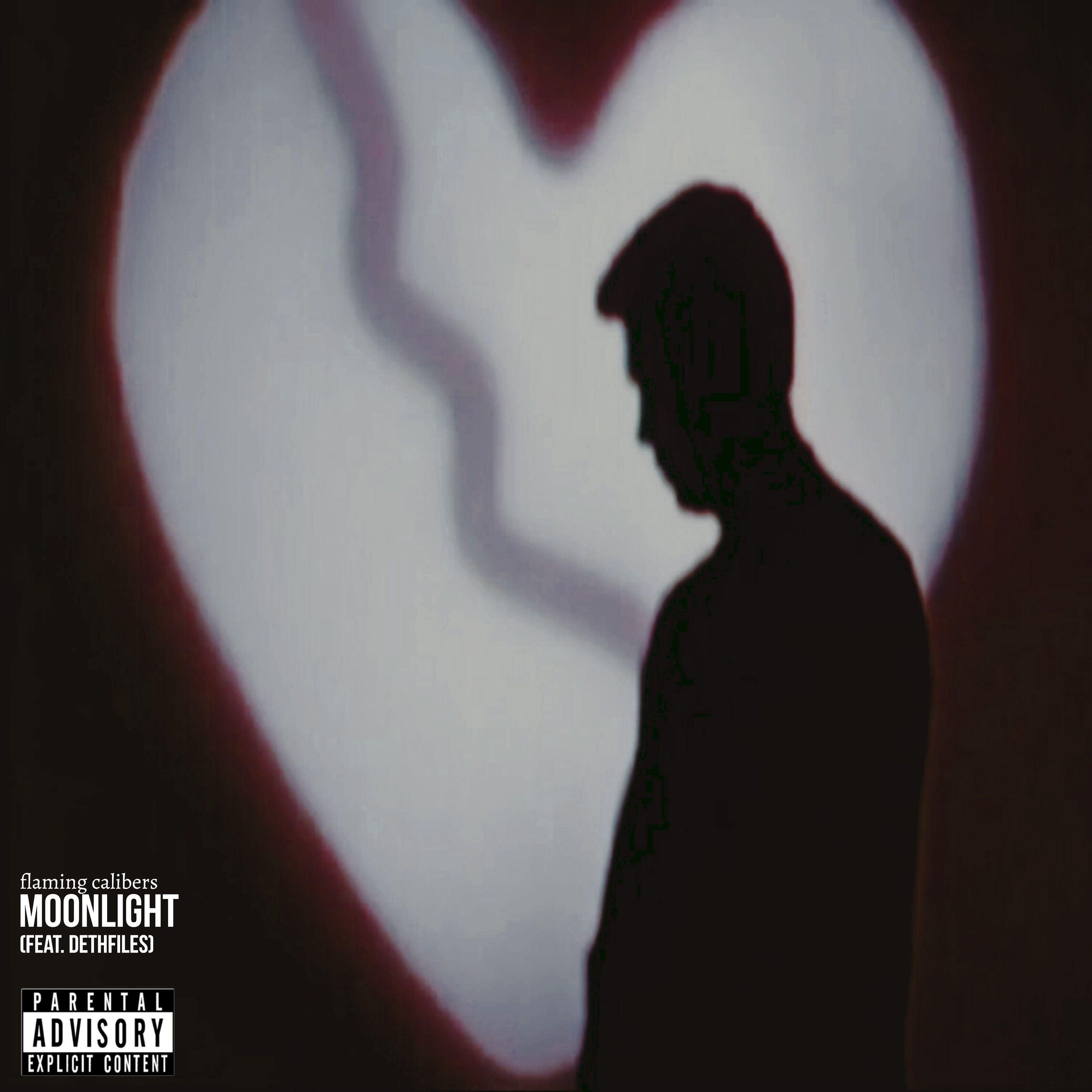 Portada de Sencillo/EP "Moonlight (feat. Dethfiles)", de Flaming Calibers