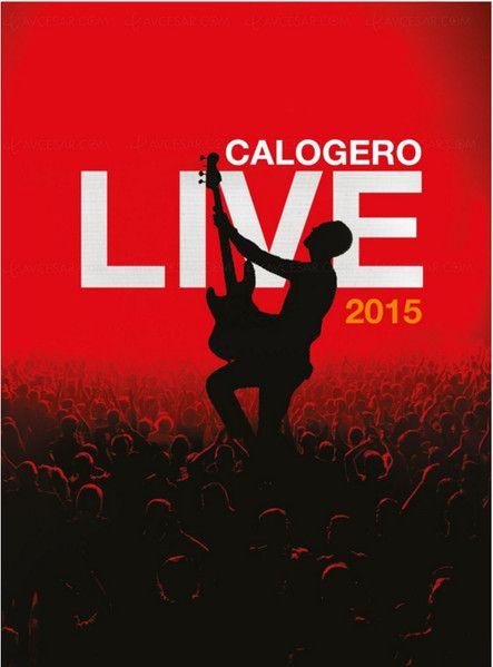 Capa do álbum "Live 2015", de Calogero