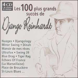 Album cover of "Les 100 Plus Grands Succès de" by Django Reinhardt
