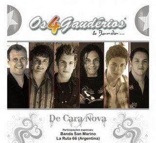 Portada de Álbum "De Cara Nova", de Os 4 Gaudérios