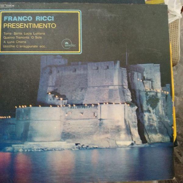 Portada de Álbum "Presentimento", de Franco Ricci