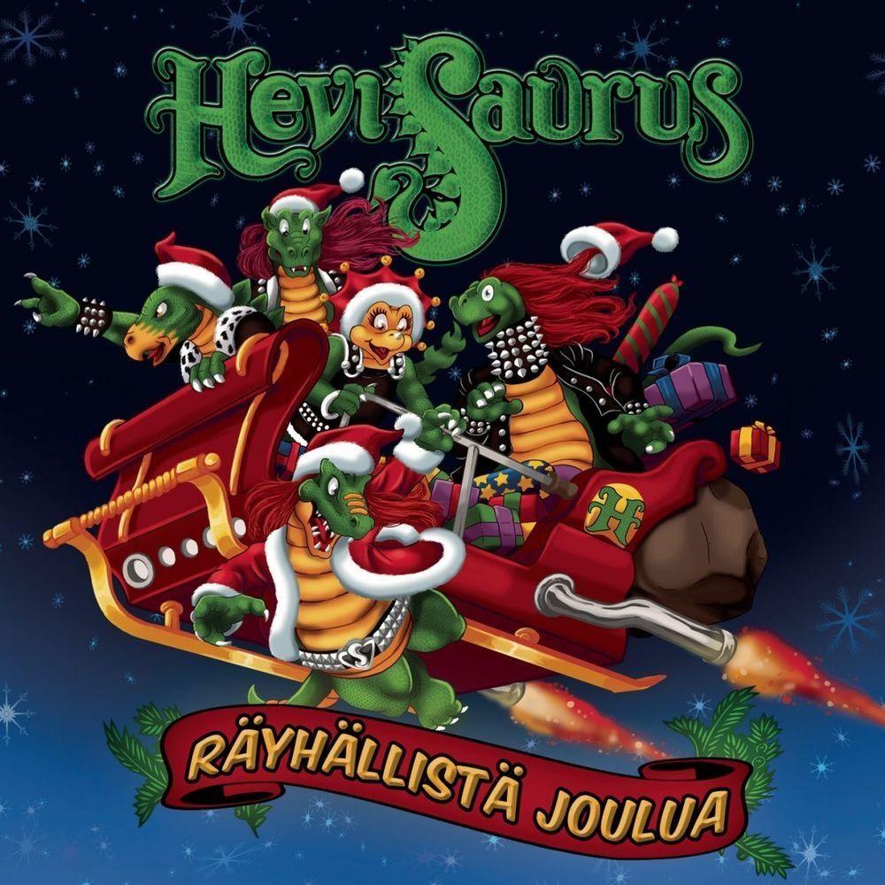 Portada de Álbum "Räyhällistä Joulua", de Hevisaurus