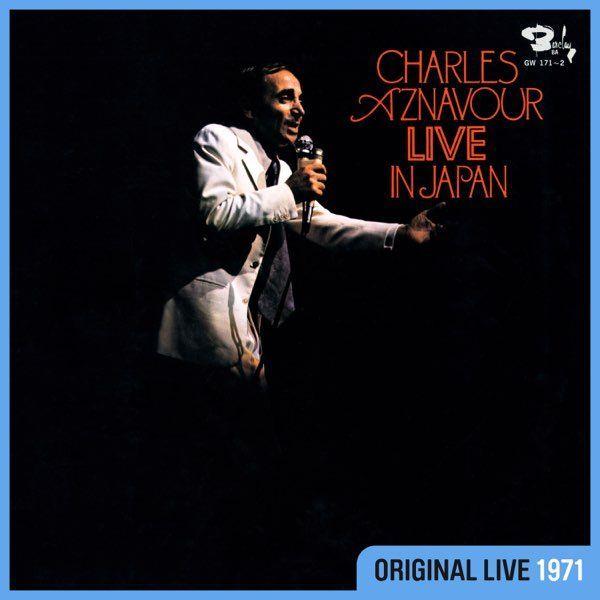 Portada del álbum "Live In Japan", de Charles Aznavour