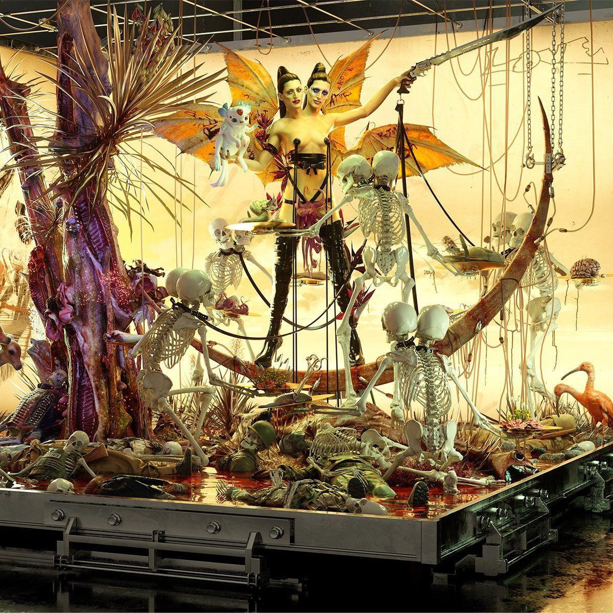 Capa do álbum "KicK iii", de Arca