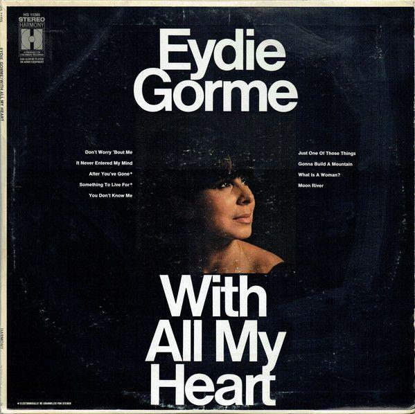 Capa do álbum "With All My Heart ", de Eydie Gorme