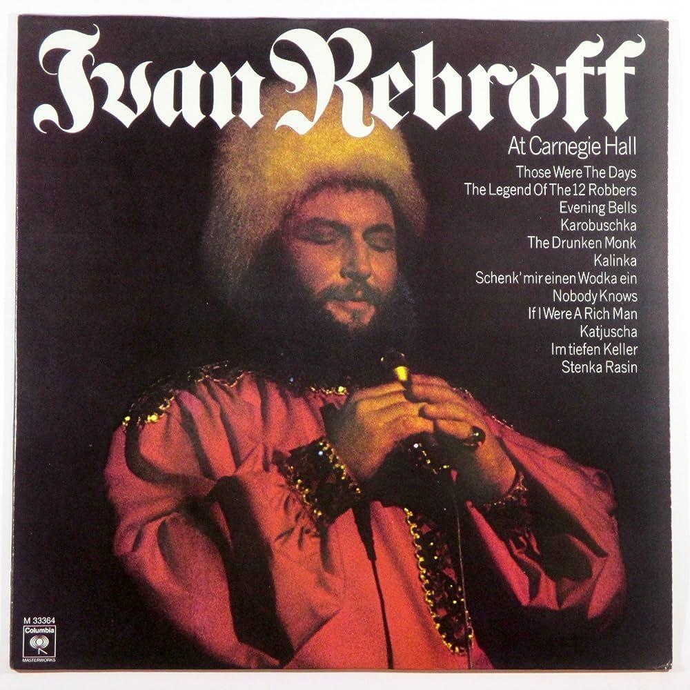 Capa do Álbum "At Carnegie Hall", de Ivan Rebroff