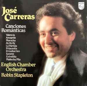 Portada de Álbum "Canciones Romanticas", de Jose Carreras