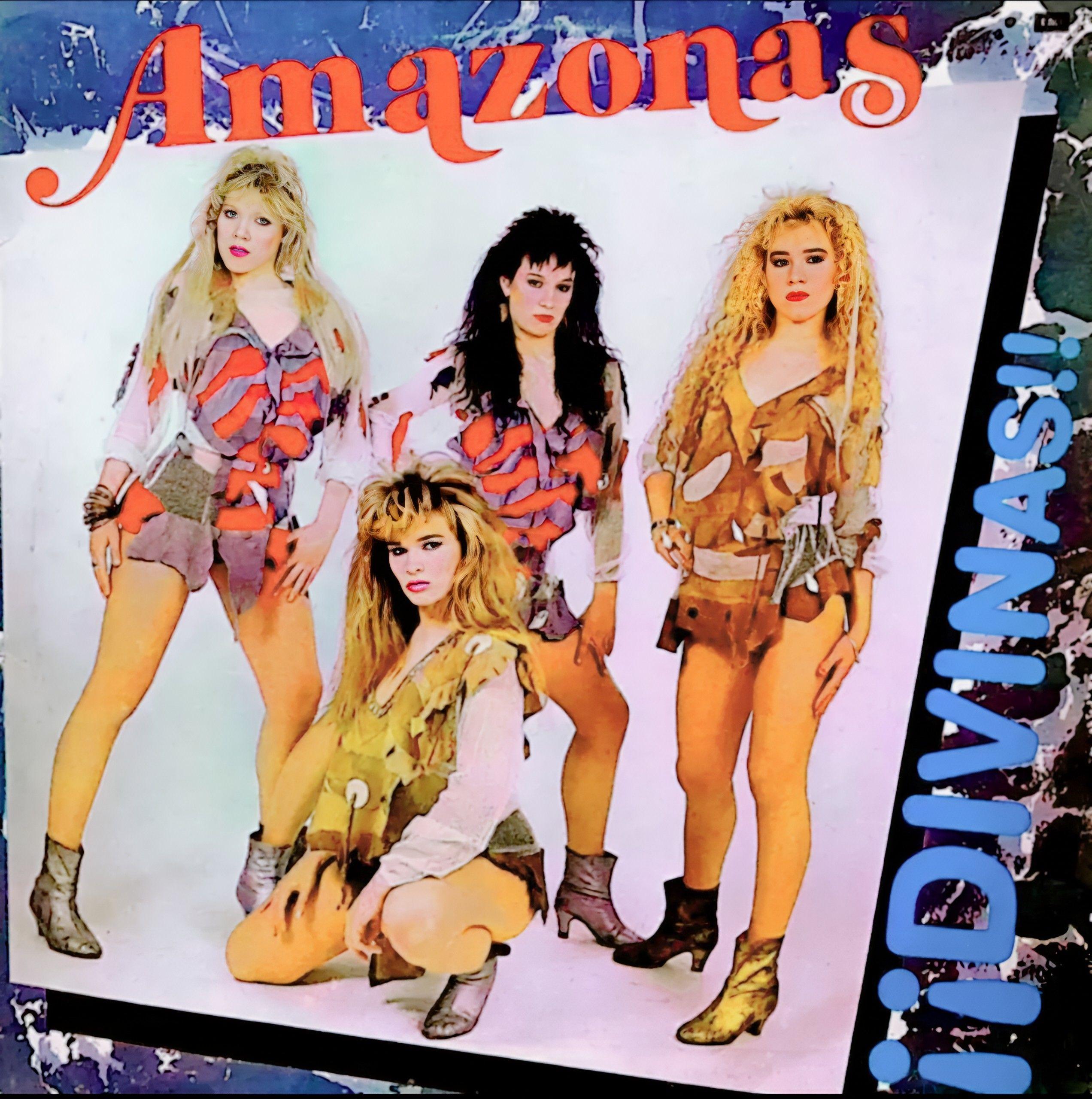 Portada de Álbum "¡¡Divinas!!", de Las Amazonas