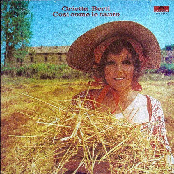 Portada de Álbum "Così Come Le Canto", de Orietta Berti