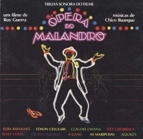 Portada del álbum "Ópera do Malandro", de Chico Buarque