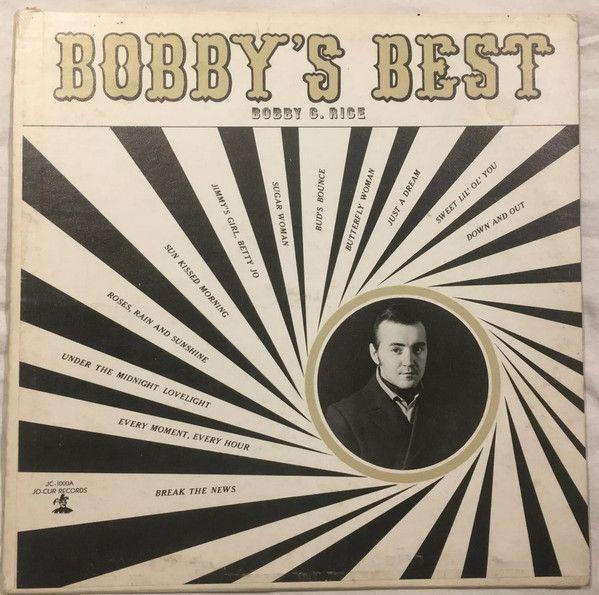 Portada de Álbum "Bobby's Best", de Bobby G. Rice