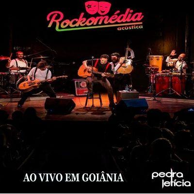 Portada de Álbum "Rockomédia Acústica", de Pedra Letícia