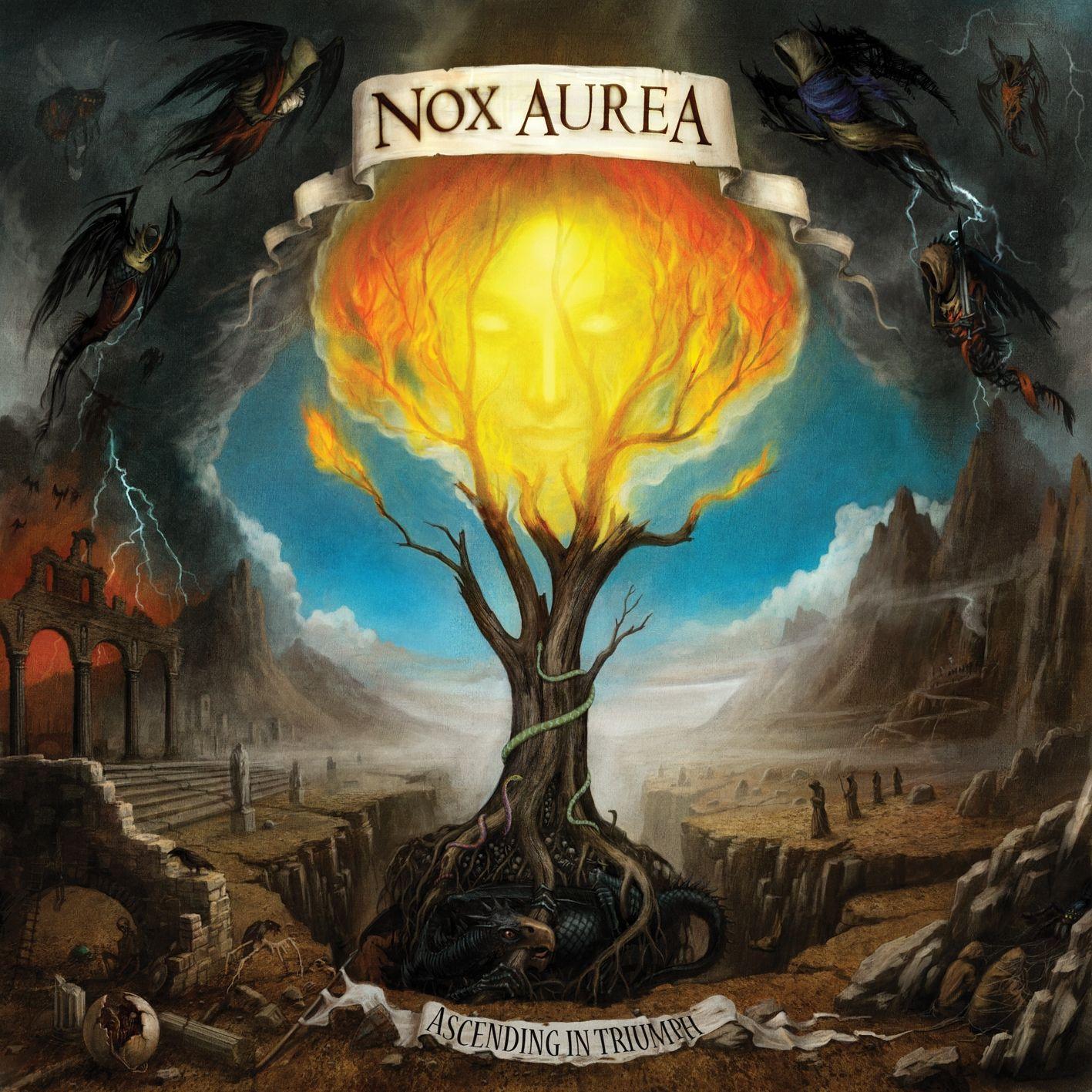 Album cover of "Ascending In Triumph " by Nox Aurea