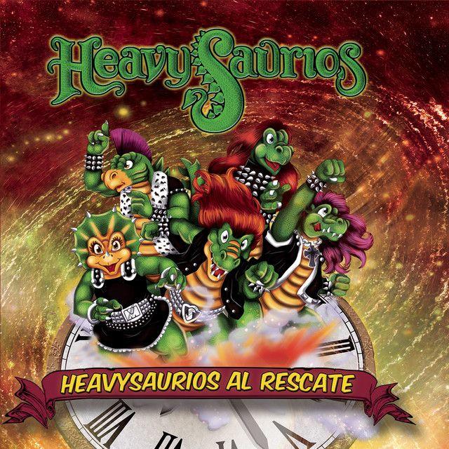Portada de Álbum "Heavysaurios al Rescate", de Heavysaurios