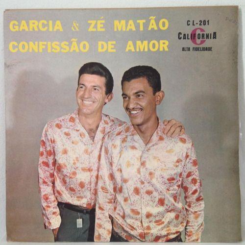 Portada de Álbum "Confissão De Amor", de Garcia e Zé Matão